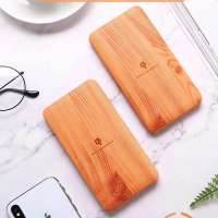 High Quality Battery Powerbank Wood Grain Power Bank 10000Mah Wireless